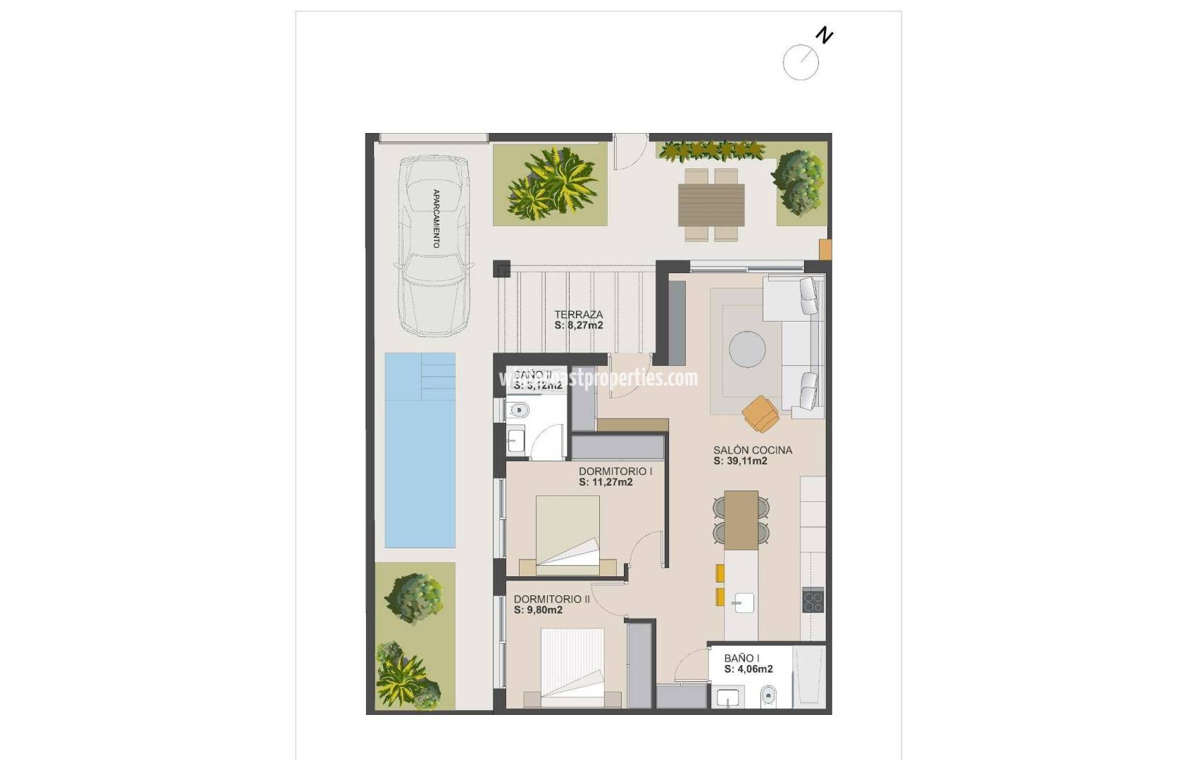 Новостройка - Quad House - Torre Pacheco - El Alba