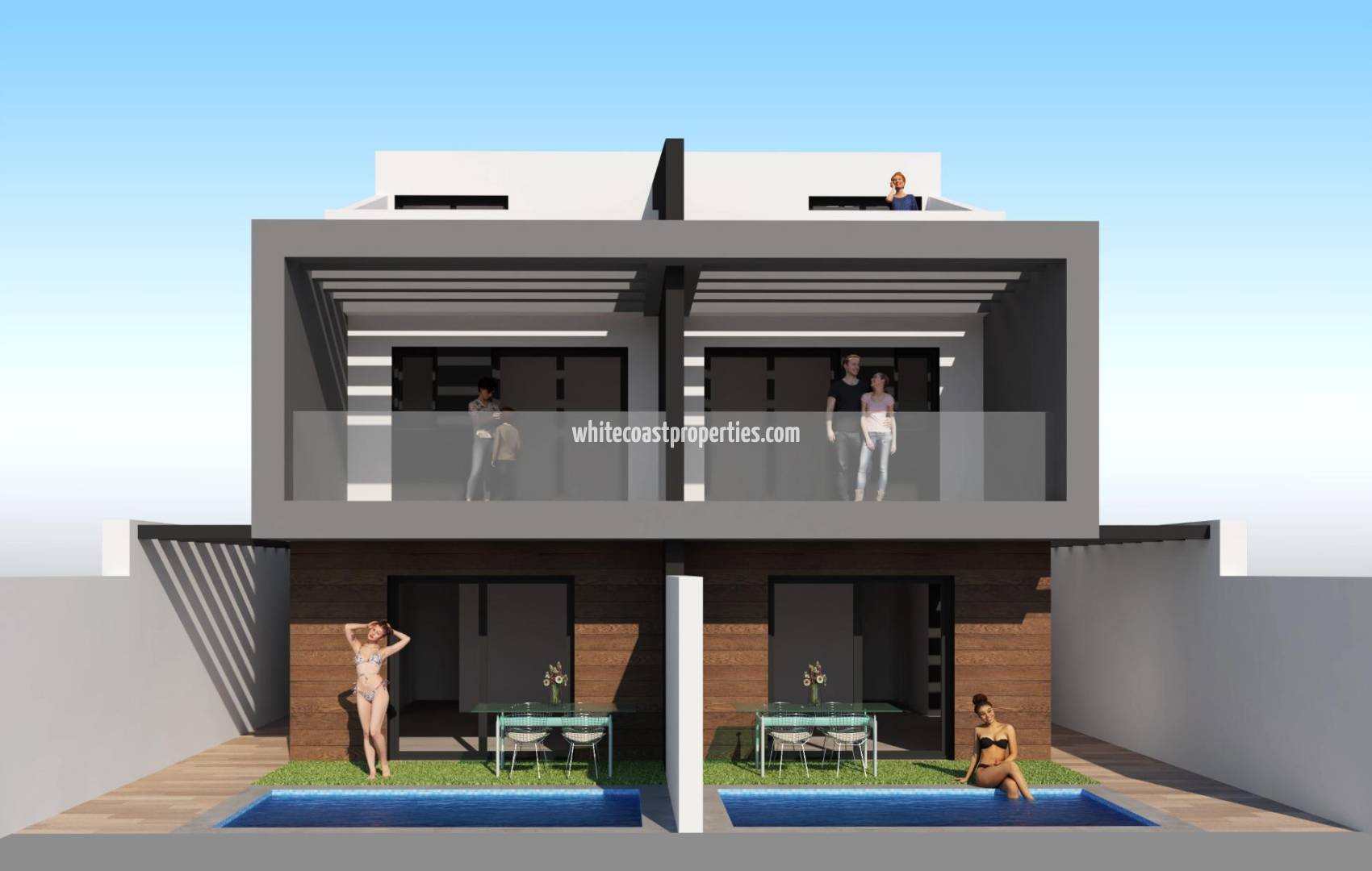 Новостройка - Semidetached - San Javier - Santiago de la Ribera