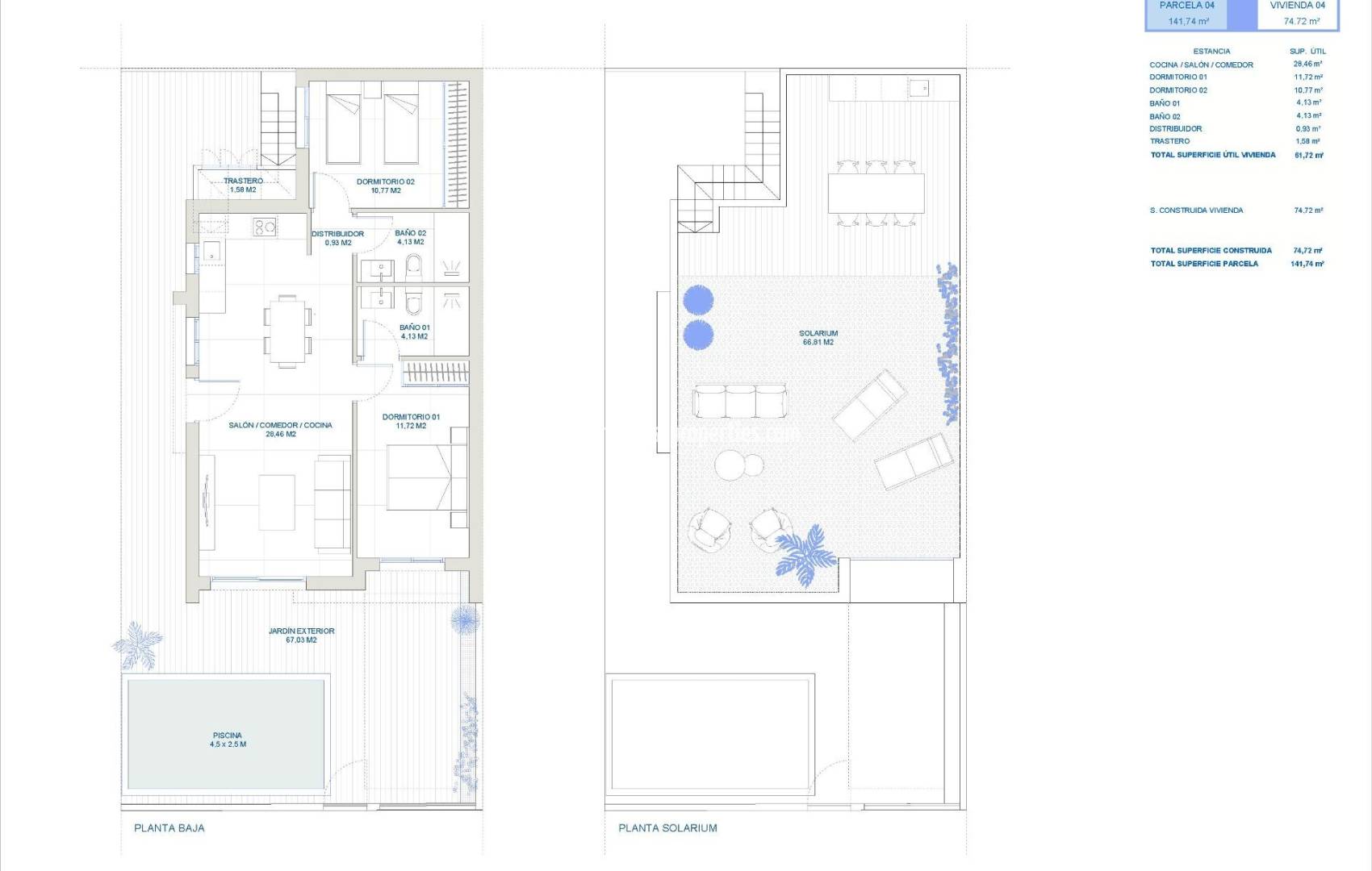 Новостройка - Semidetached - Torre Pacheco - Roldán