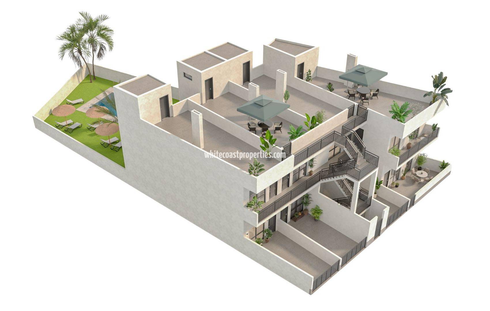 Новостройка - Top Floor Bungalow - Hondón de las Nieves - La Canalosa