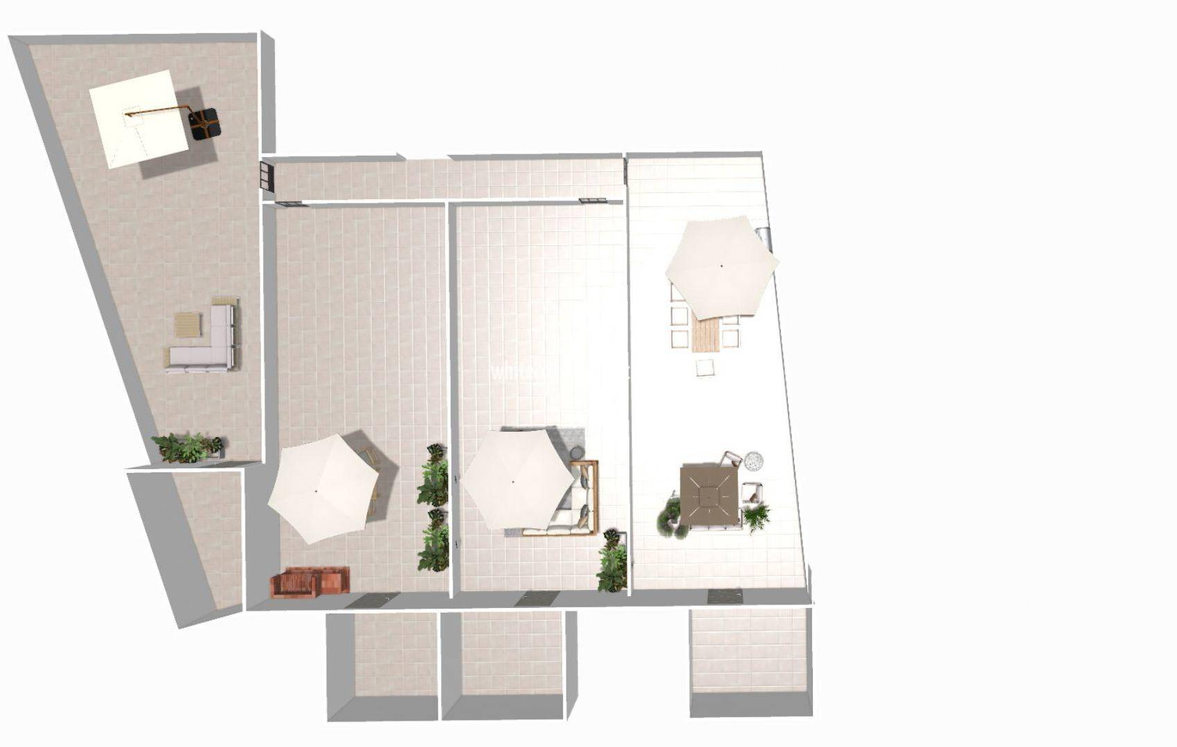 Новостройка - Top Floor Bungalow - Hondón de las Nieves - La Canalosa