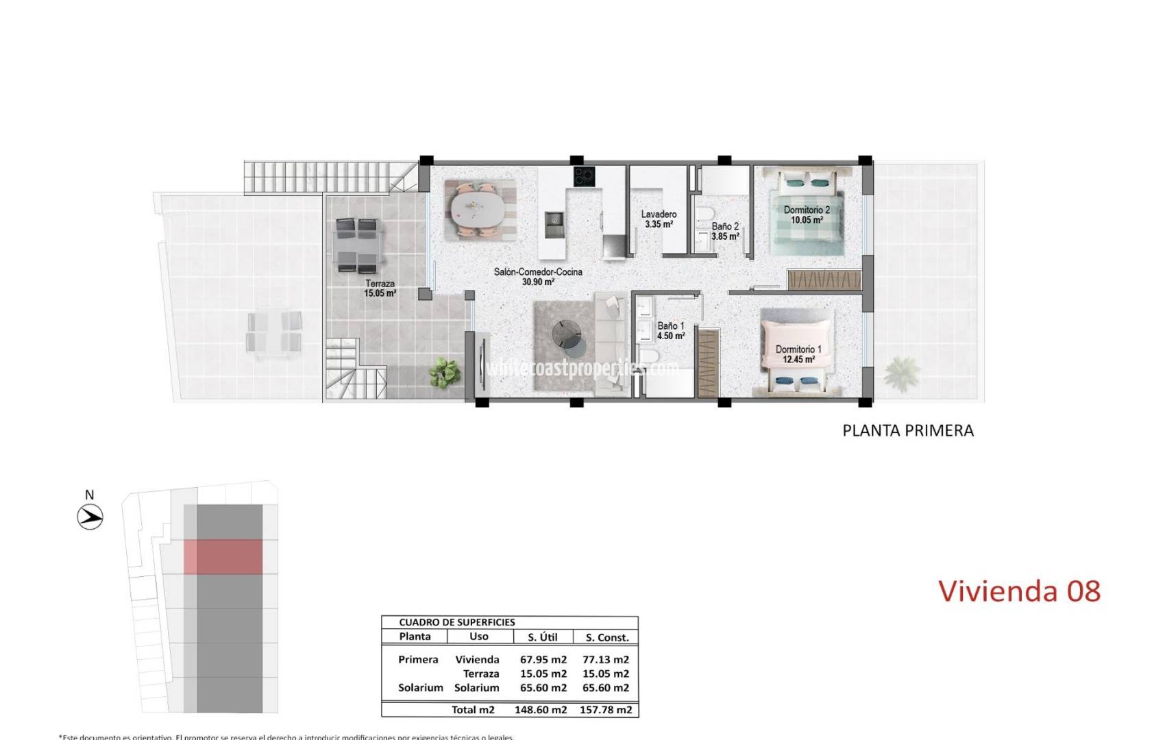 Новостройка - Top Floor Bungalow - Pilar de la Horadada - pueblo