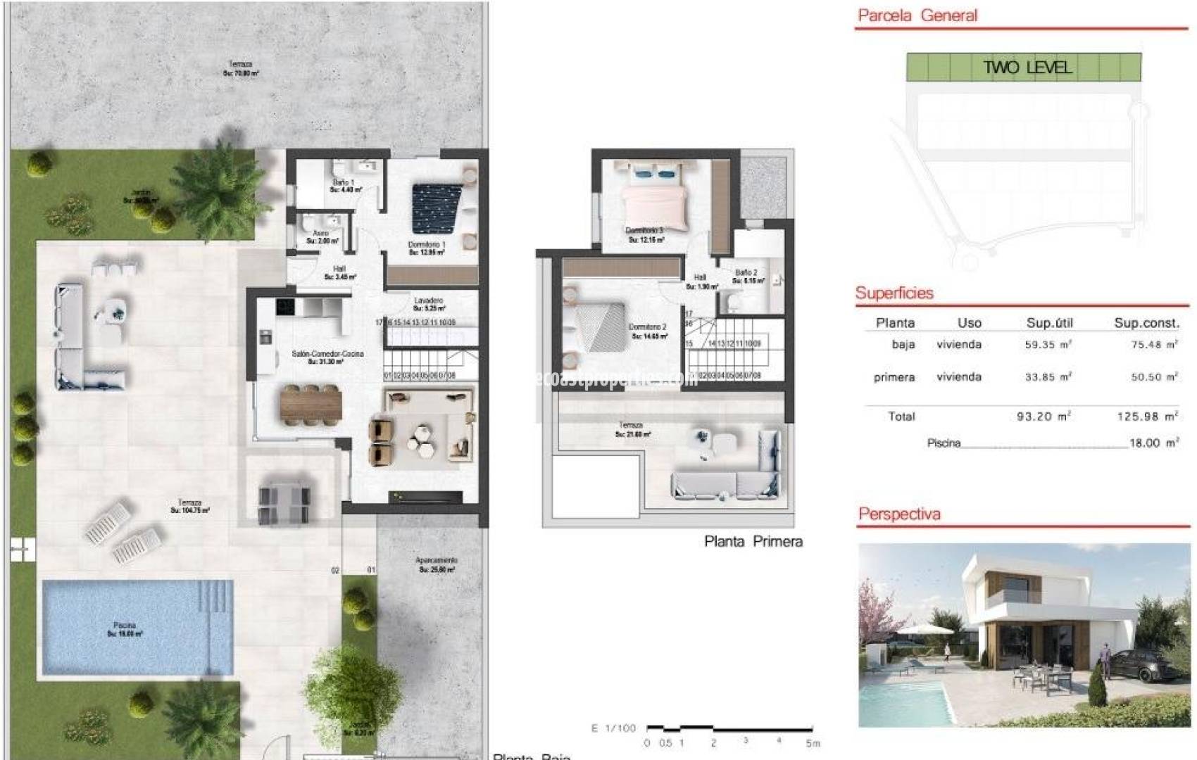 Новостройка - Вилла - BAÑOS Y MENDIGO - Altaona golf and country village
