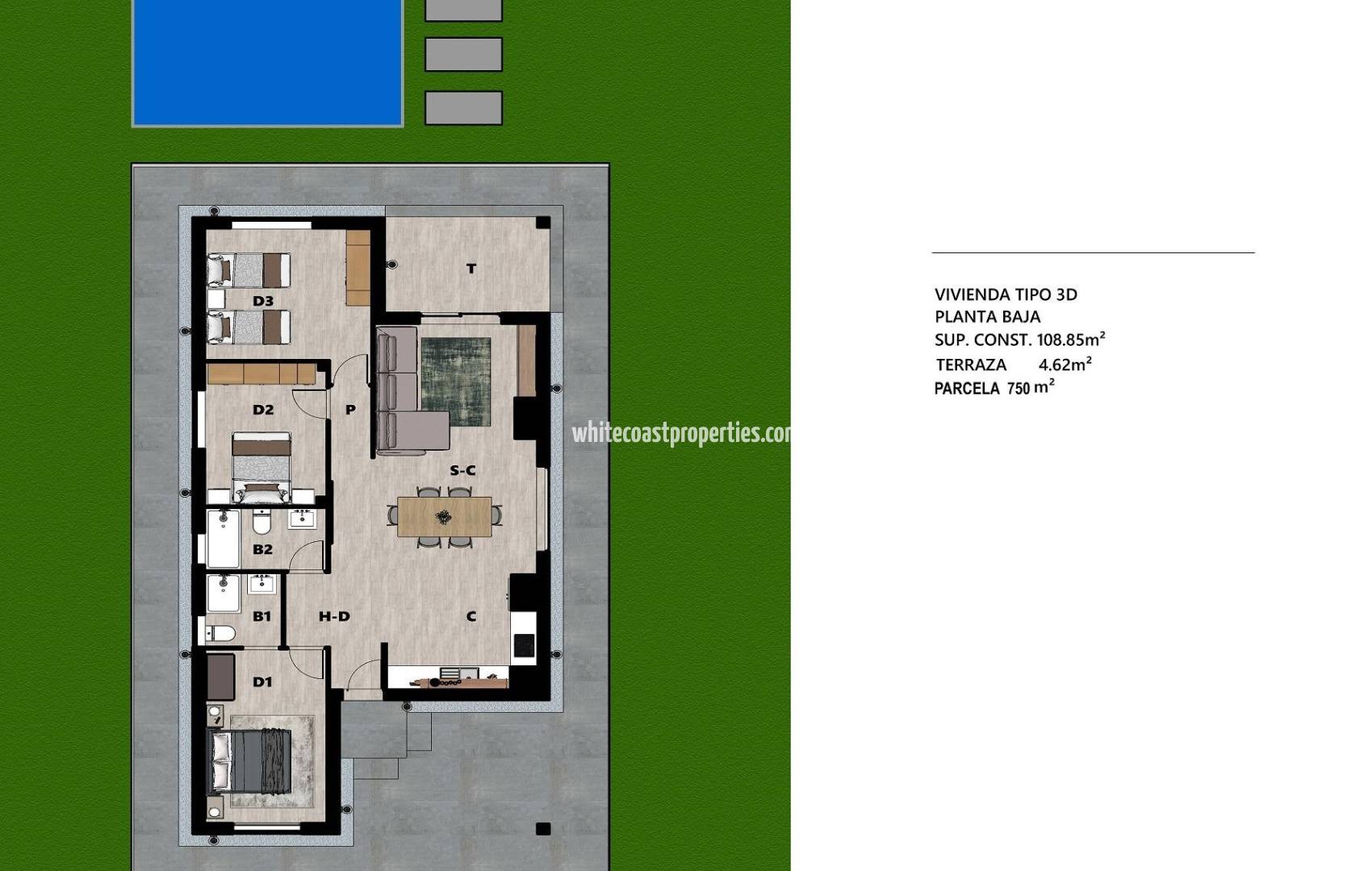 Новостройка - Вилла - Moratalla - Campo de San Juan