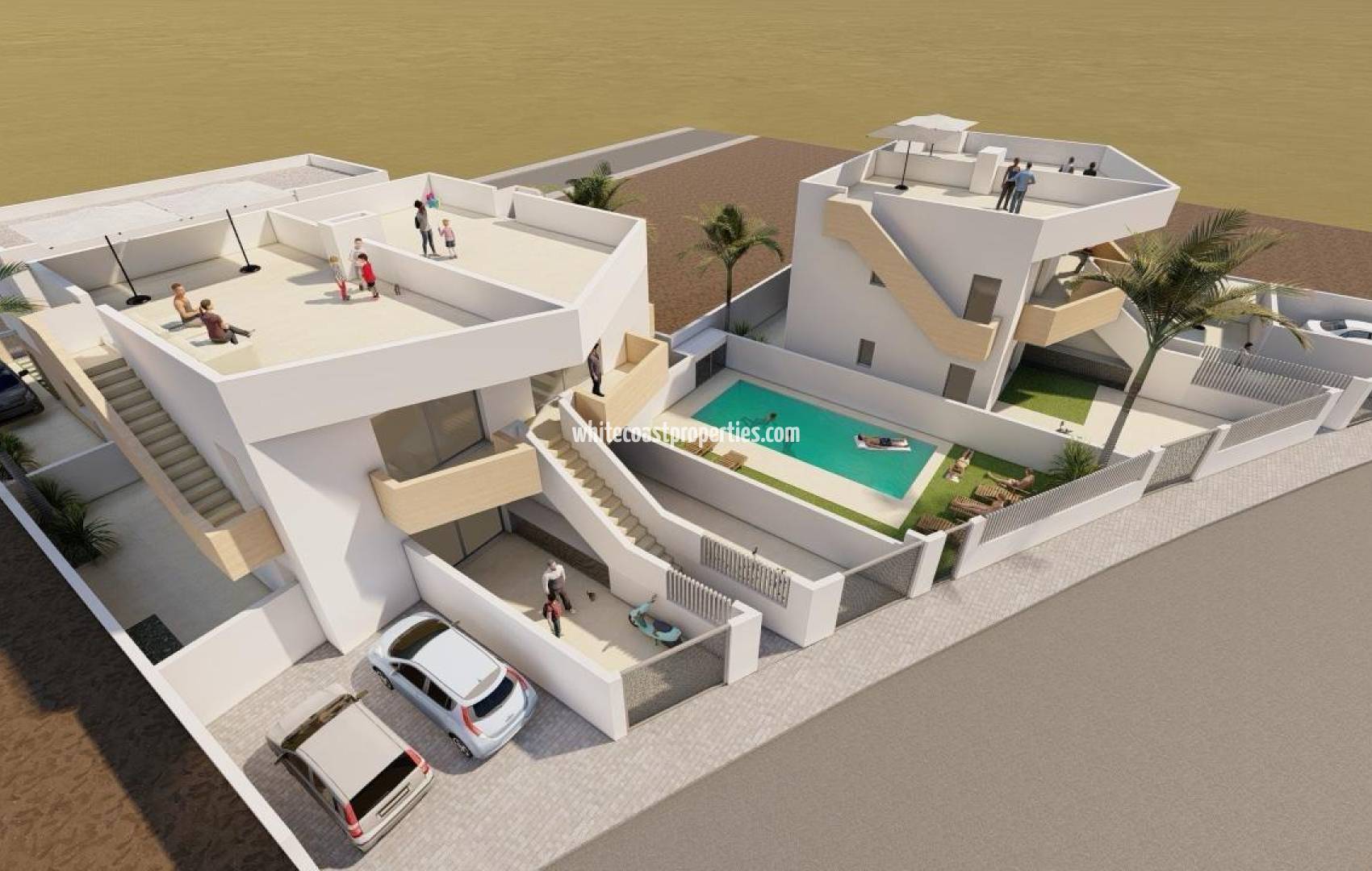 Новостройка - Вилла - Puerto de mazarron - Mar de Plata