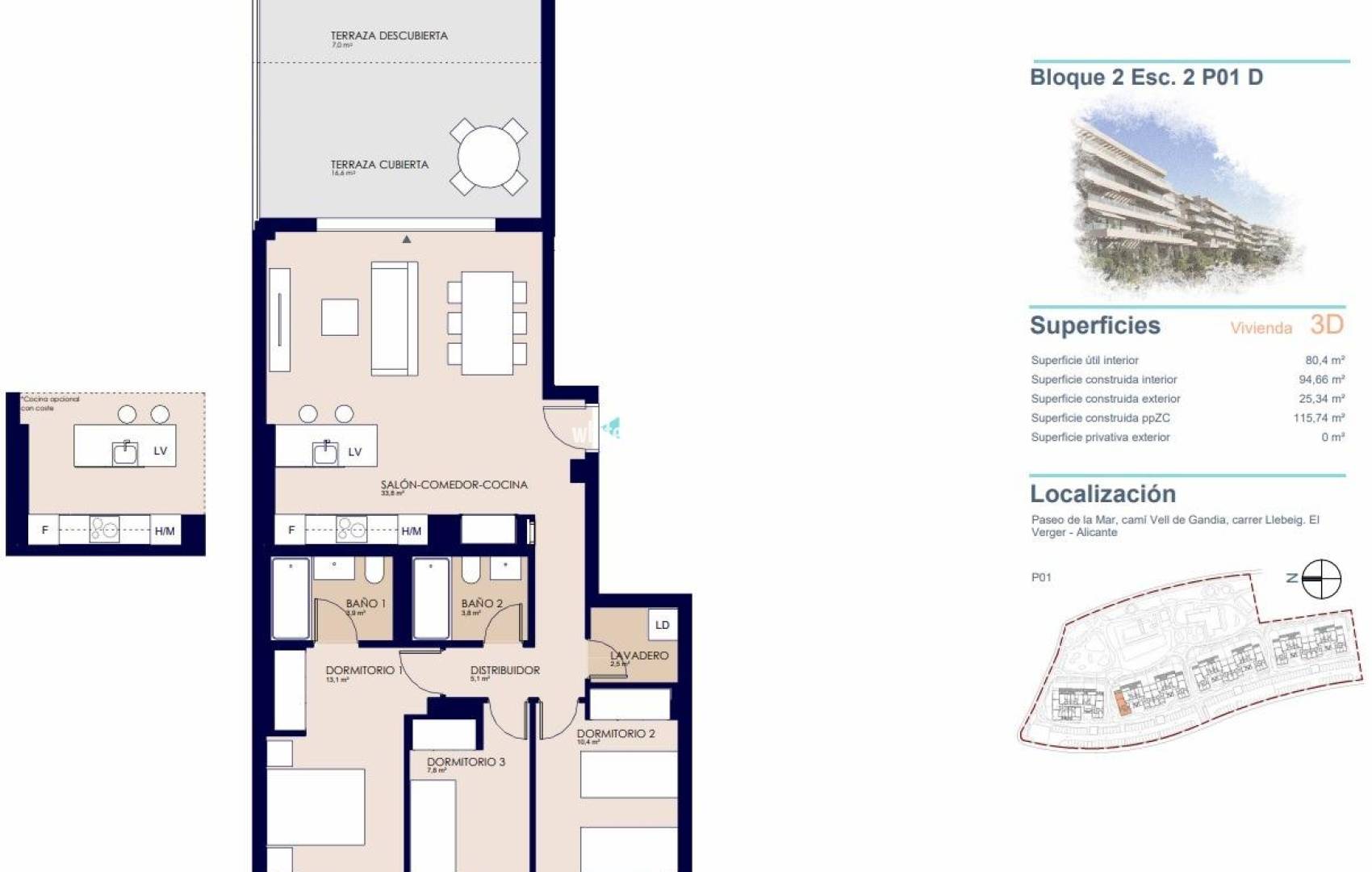 Nueva construcción  - Apartamento - Denia - Playa de La Almadraba