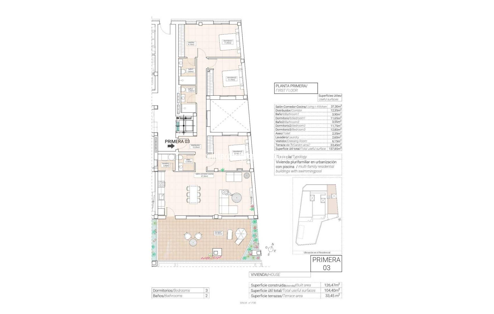 Nueva construcción  - Apartamento - Hondón de las Nieves - Pueblo