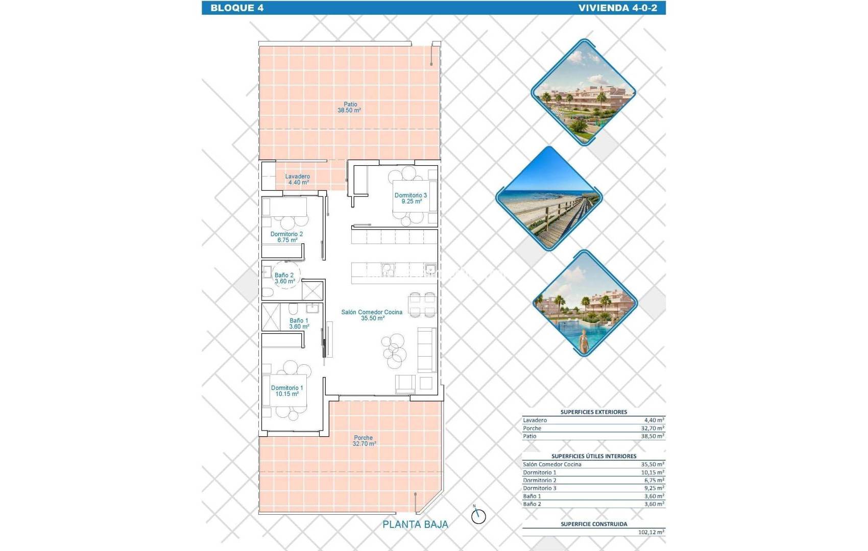 Nueva construcción  - Apartamento - Pilar de la Horadada - Lo Monte