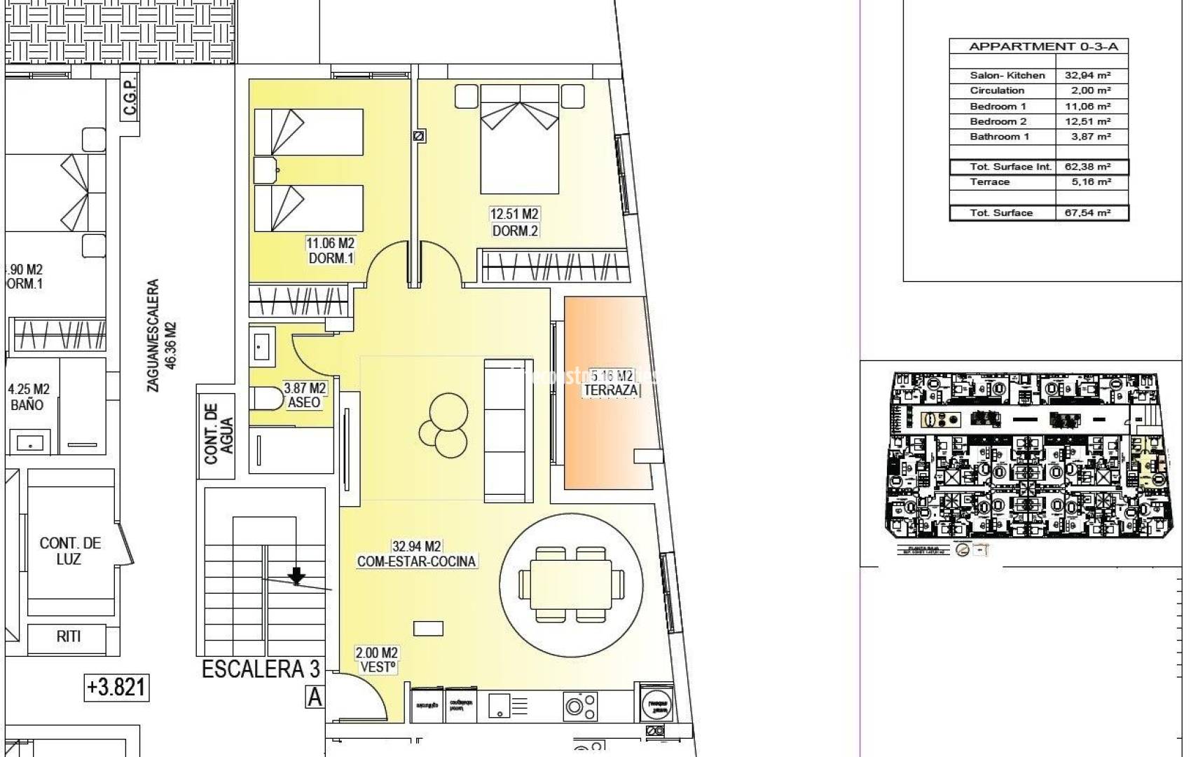 Nueva construcción  - Apartamento - San Miguel de Salinas - Pueblo