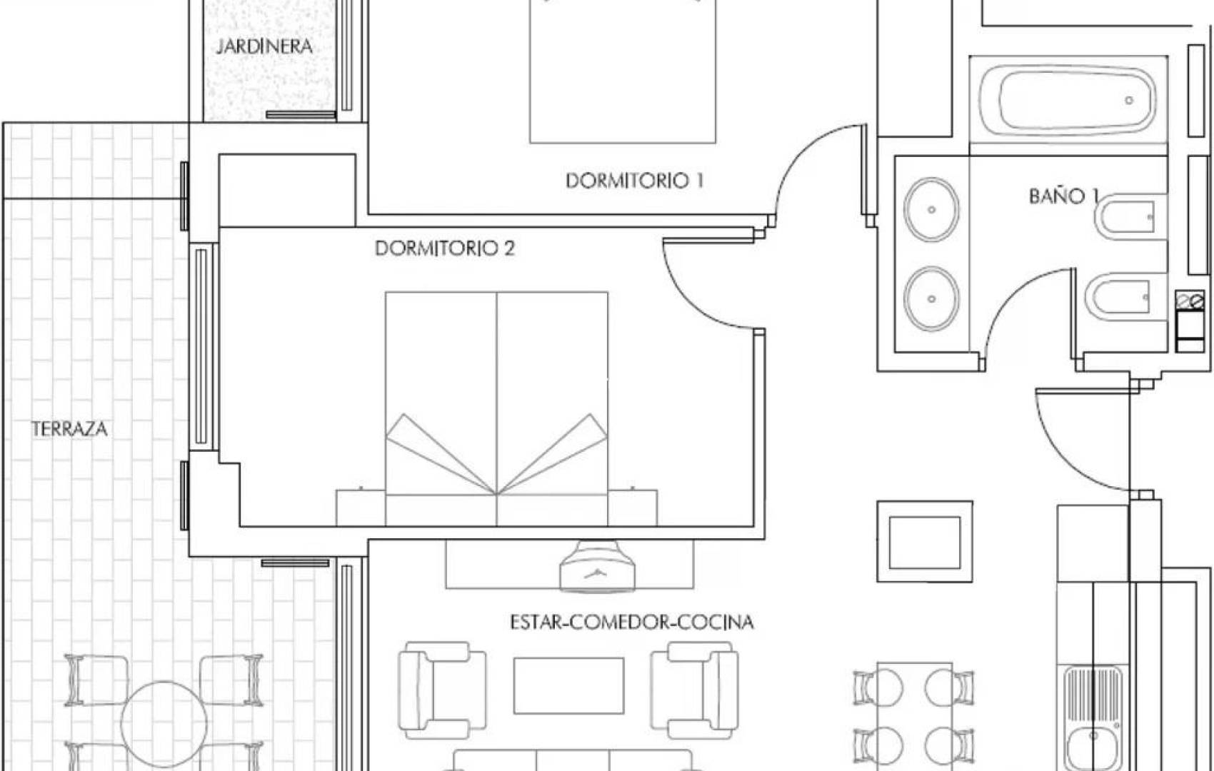 Nueva construcción  - Apartamento - Vera - Puerto del Rey