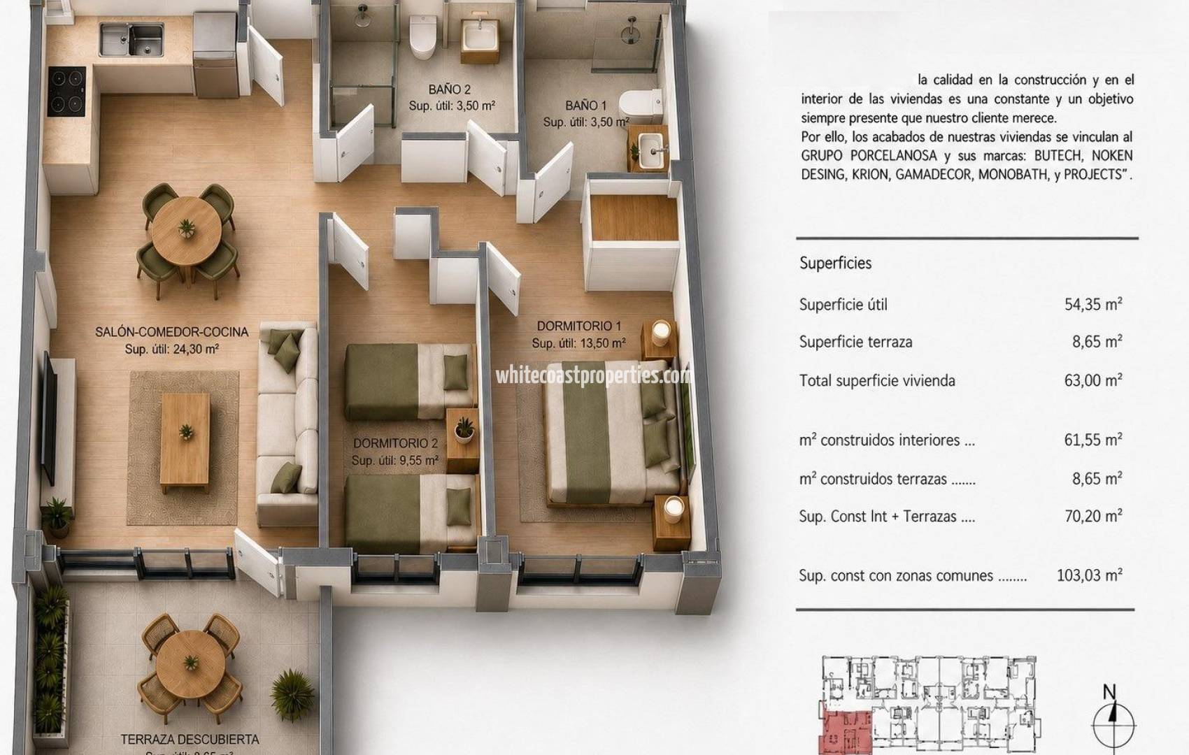 Nueva construcción  - Apartamento - Villajoyosa - Cala de Finestrat