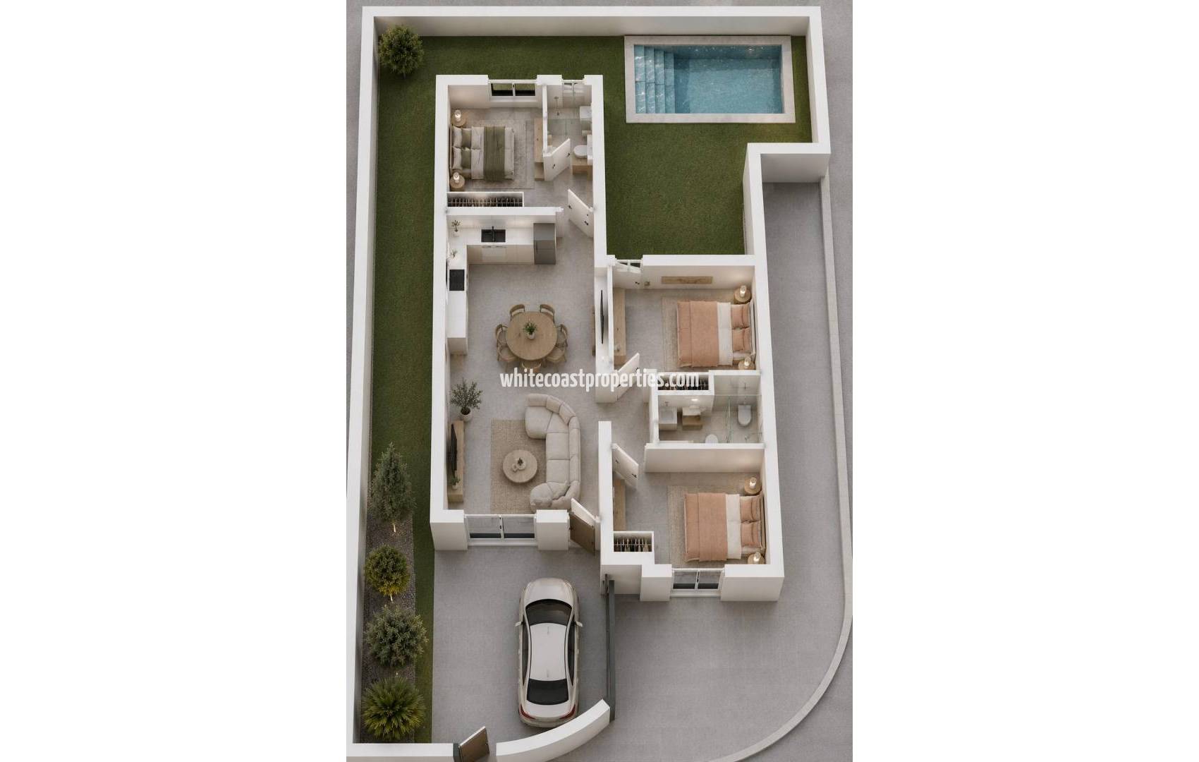 Nueva construcción  - Casa de pueblo - Mazarron - Country Club