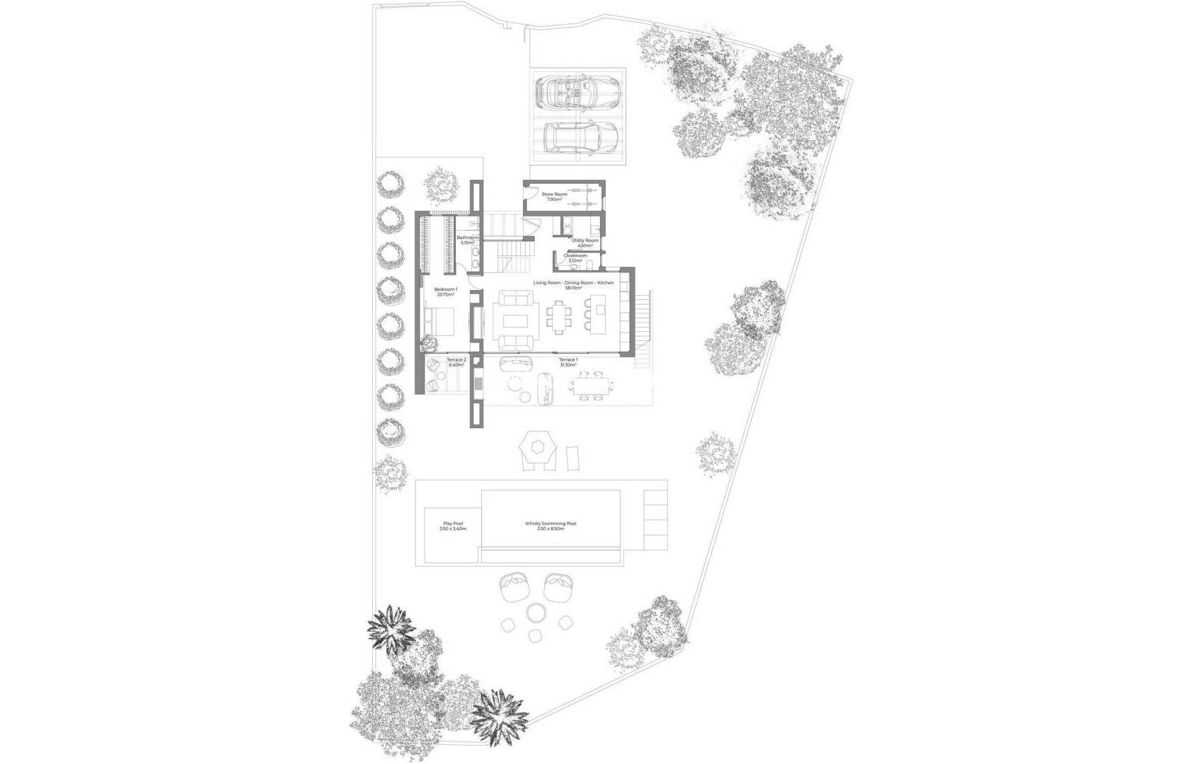 Nueva construcción  - Chalet - Cuevas Del Almanzora - Desert Springs Golf Club