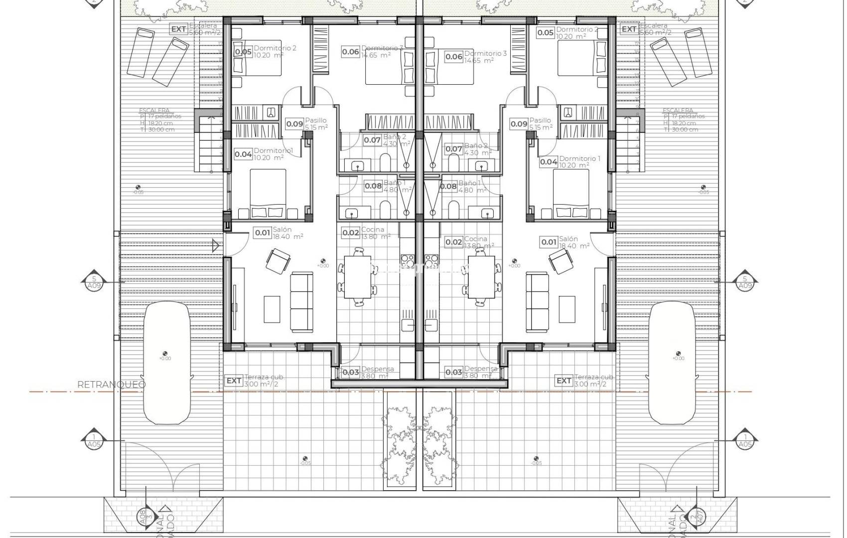 Nueva construcción  - Chalet - Puerto de mazarron - Caleñares