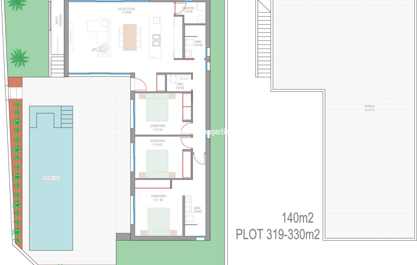 Nueva construcción  - Chalet - San Javier - Parque del doce