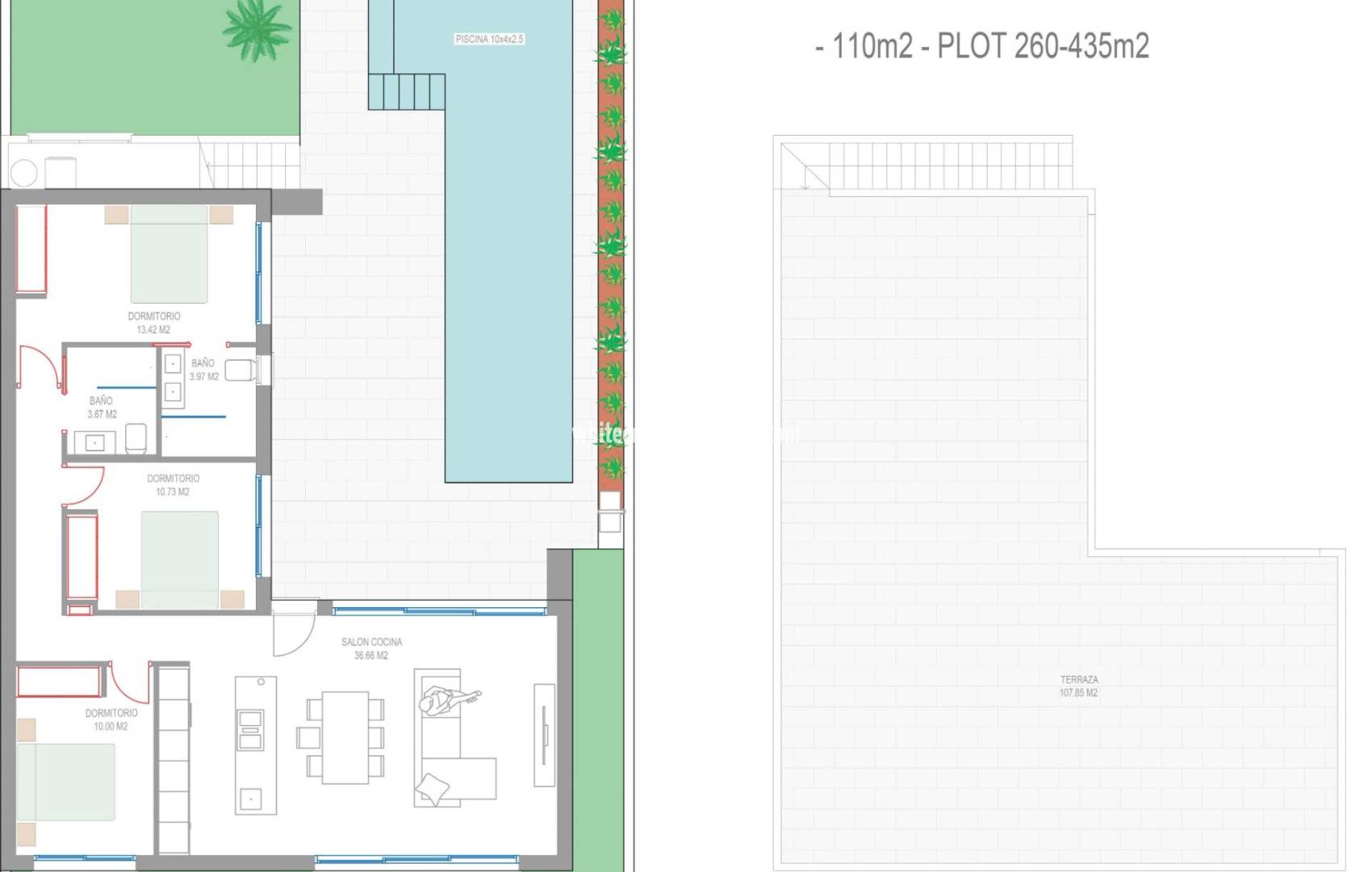 Nueva construcción  - Chalet - San Javier - Parque del doce