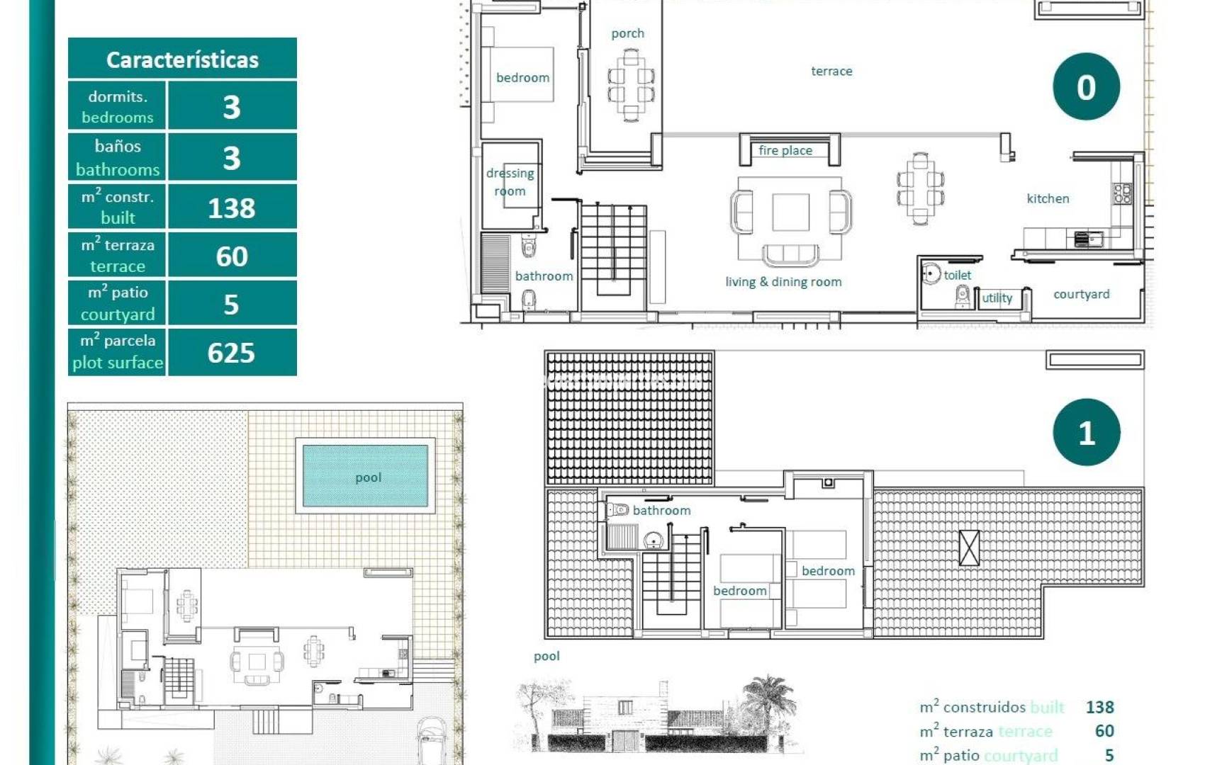 Nueva construcción  - Chalet - Sucina - Peraleja Golf