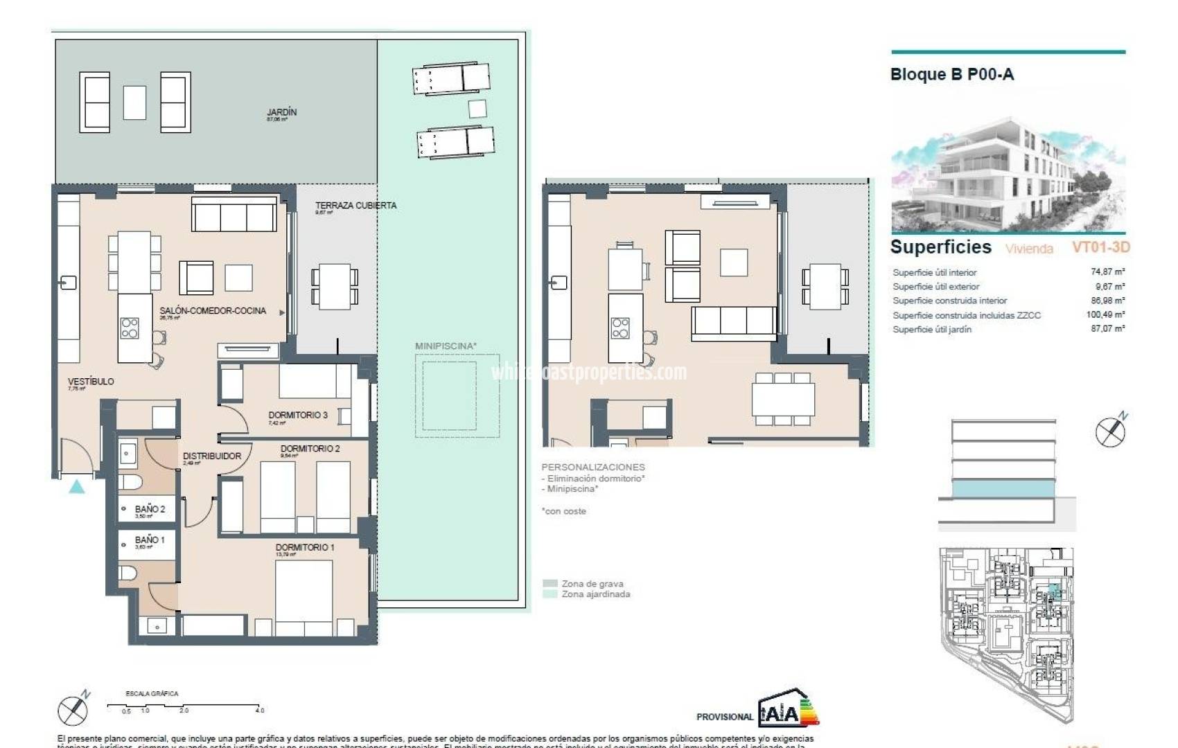 Nueva construcción  - Ground floor apartment - Benicassim - Almadraba