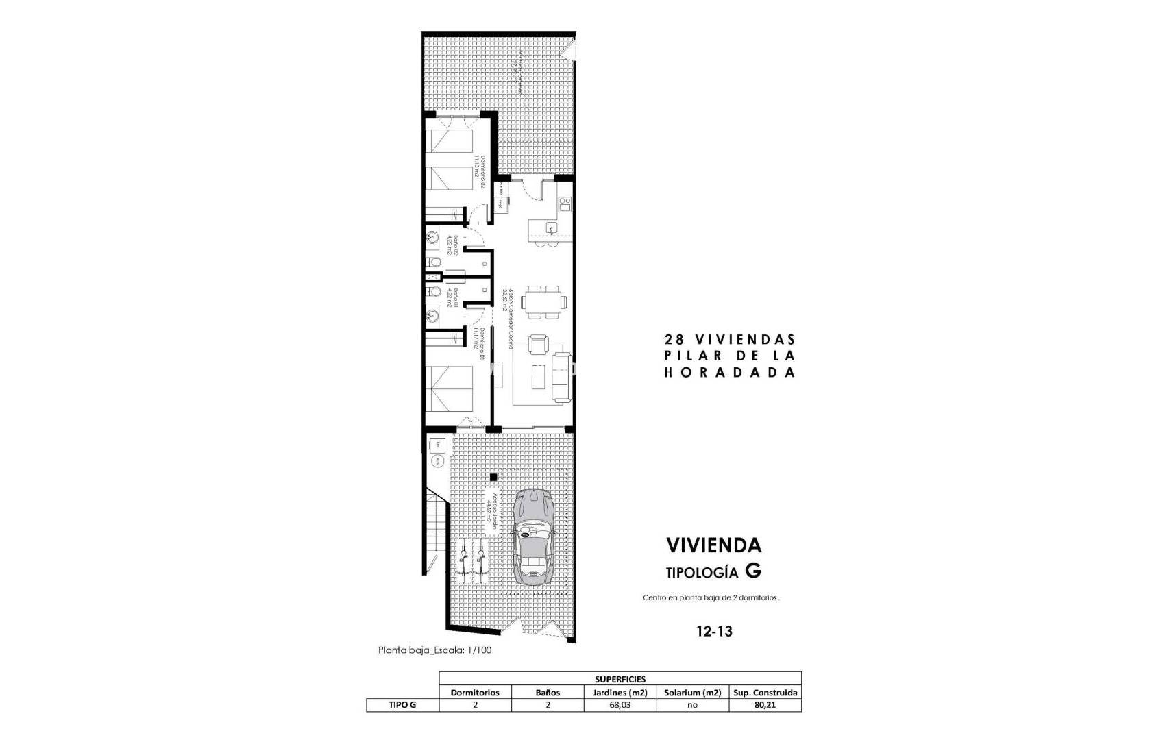 Nueva construcción  - Ground Floor Bungalow - Pilar de la Horadada - pueblo