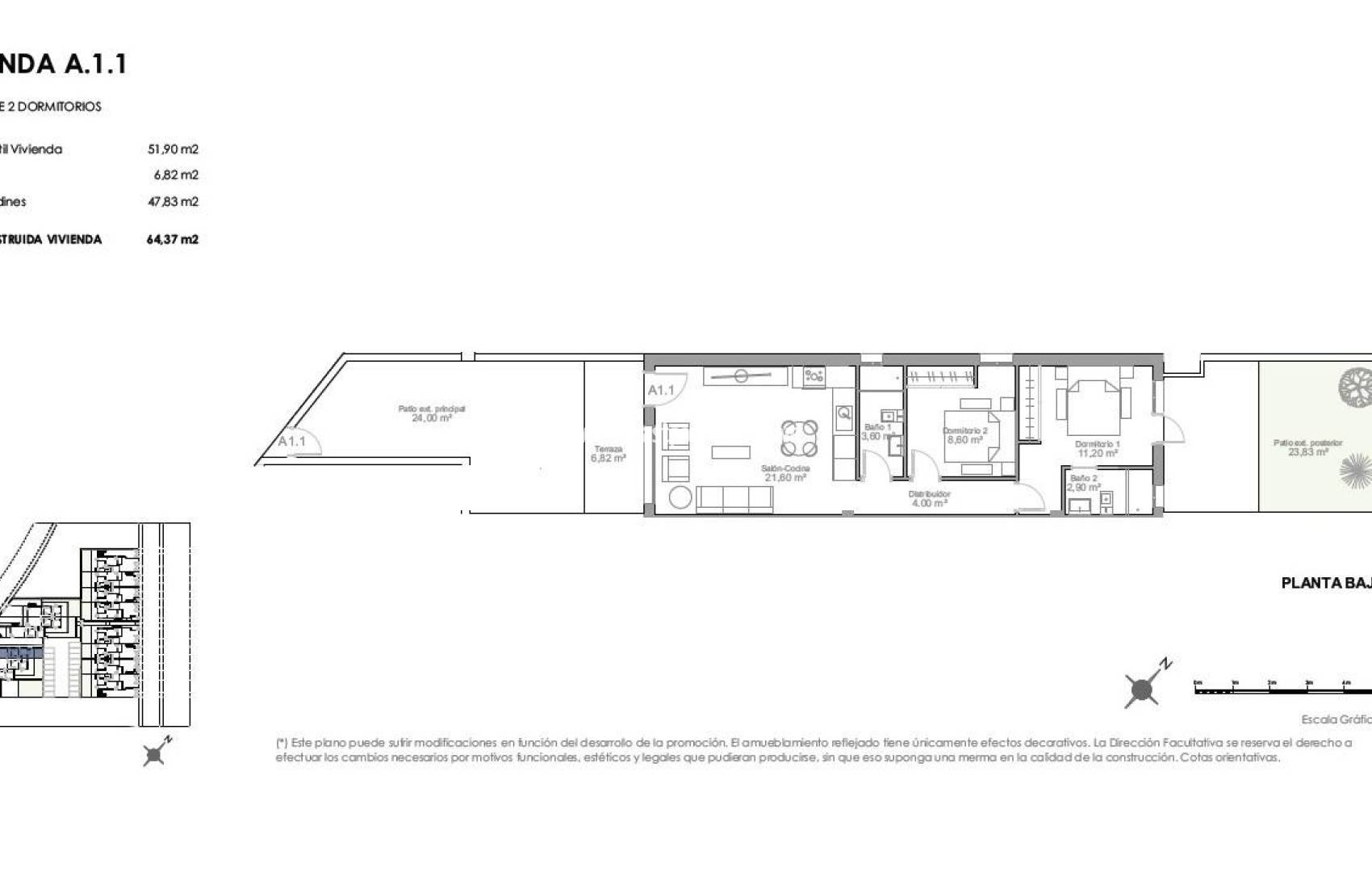 Nueva construcción  - Ground Floor Bungalow - Puerto de mazarron - Playa Negra