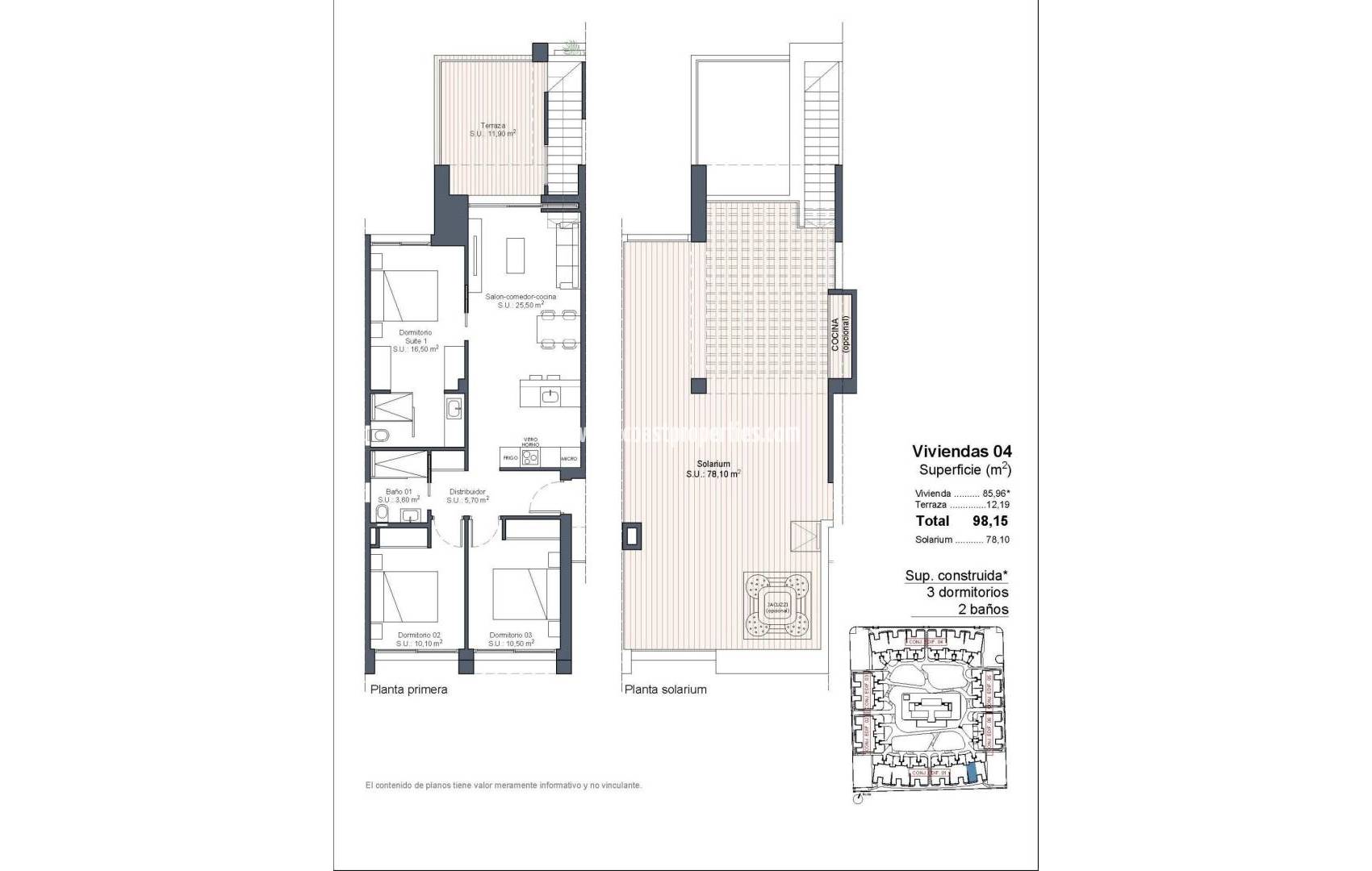 Nueva construcción  - Top Floor Bungalow - Ciudad quesada - Lo Marabú