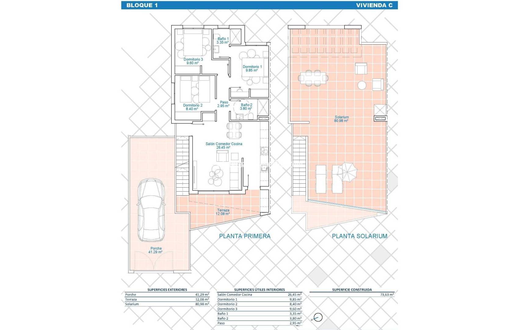 Nueva construcción  - Top Floor Bungalow - Pilar de la Horadada - Lo Monte