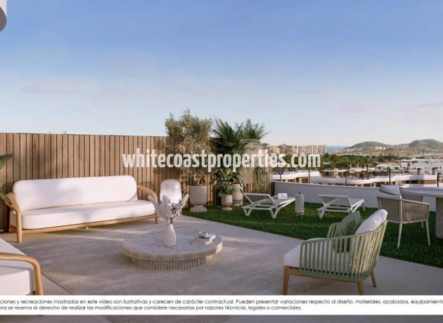 Penthouse - New Build - Finestrat - Campana garden
